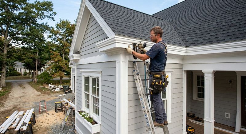 Exterior Trim Carpentry Service